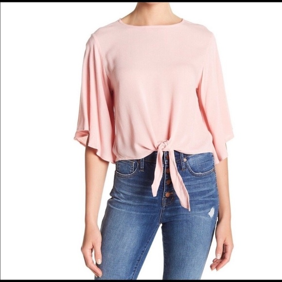 Elodie Tops - Elodie Bell Sleeve Top Blouse Nordstrom Pink Size Small